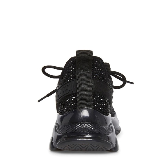 Steve Madden MAXIMA-R BLACK SNEAKERS - Picture 6 of 8